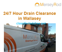 24/7 Hour Drain Clearance in Wallasey