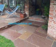 Raj Blend Indian Sandstone Paving Slabs - 18mm Calibrated Patio